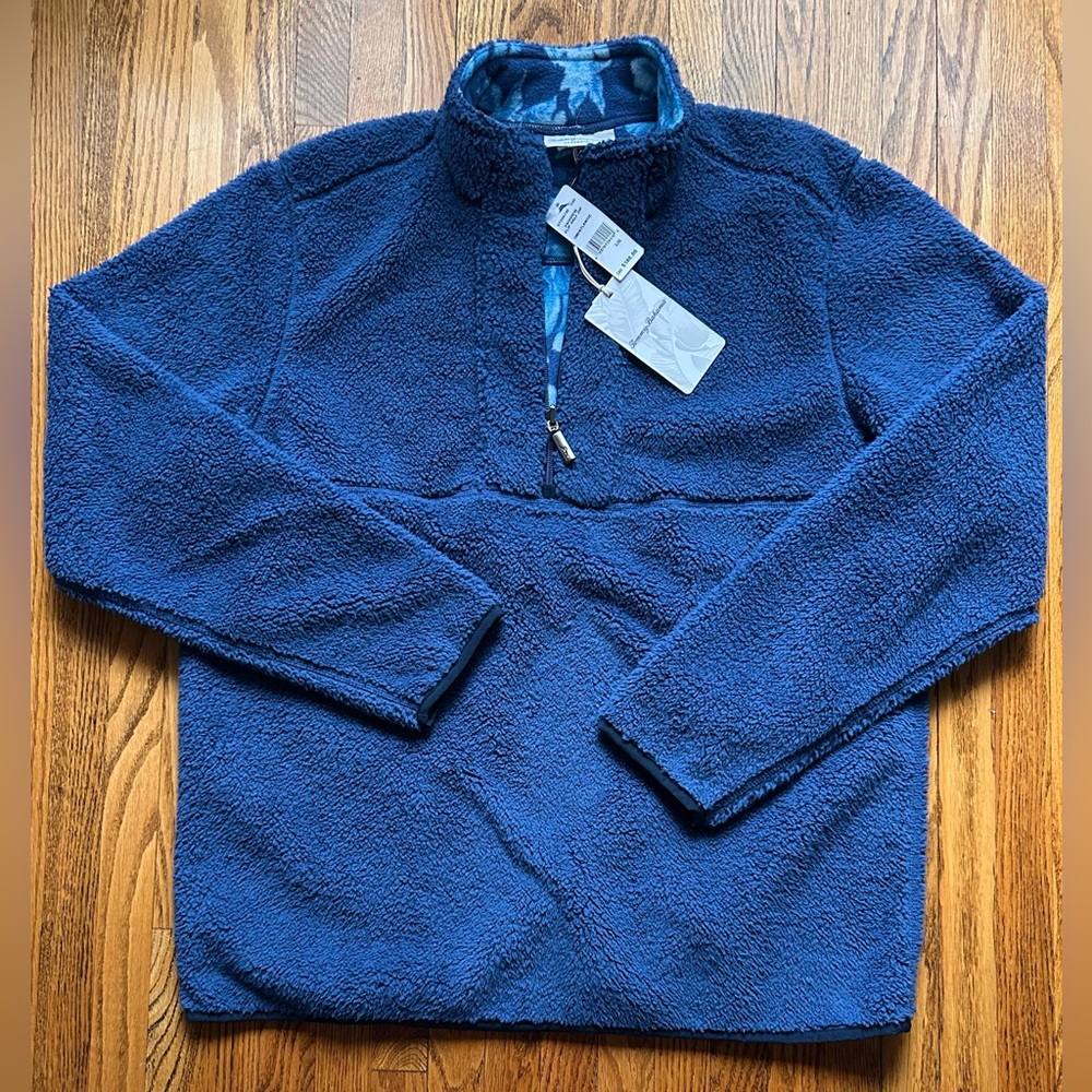 Tommy Bahama Blue Sweater REVERSIBLE